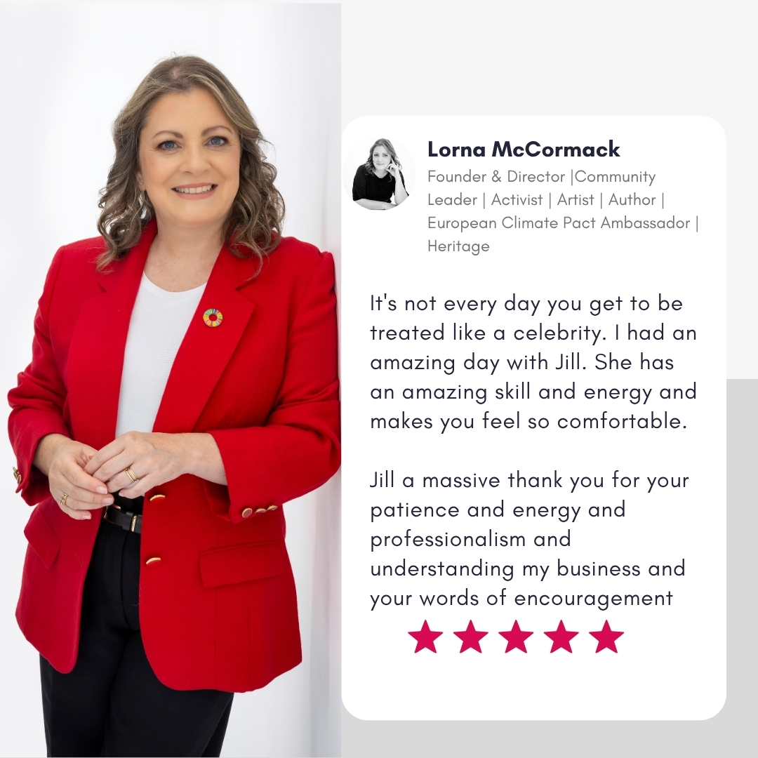 Client review for Jill O'Meara corporate photography