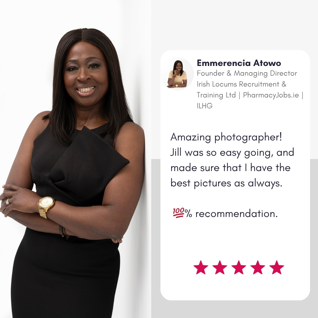 Client review for Jill O'Meara corporate photography